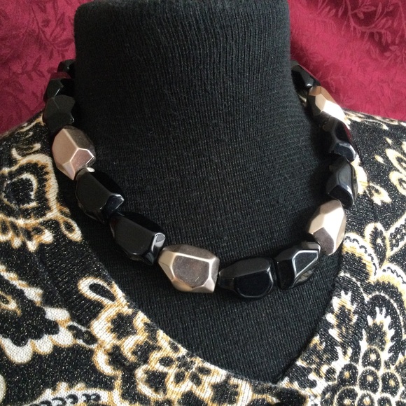 Talbots Gold Metallic Medium Petite Cardigan Holiday Party - Picture 8 of 11